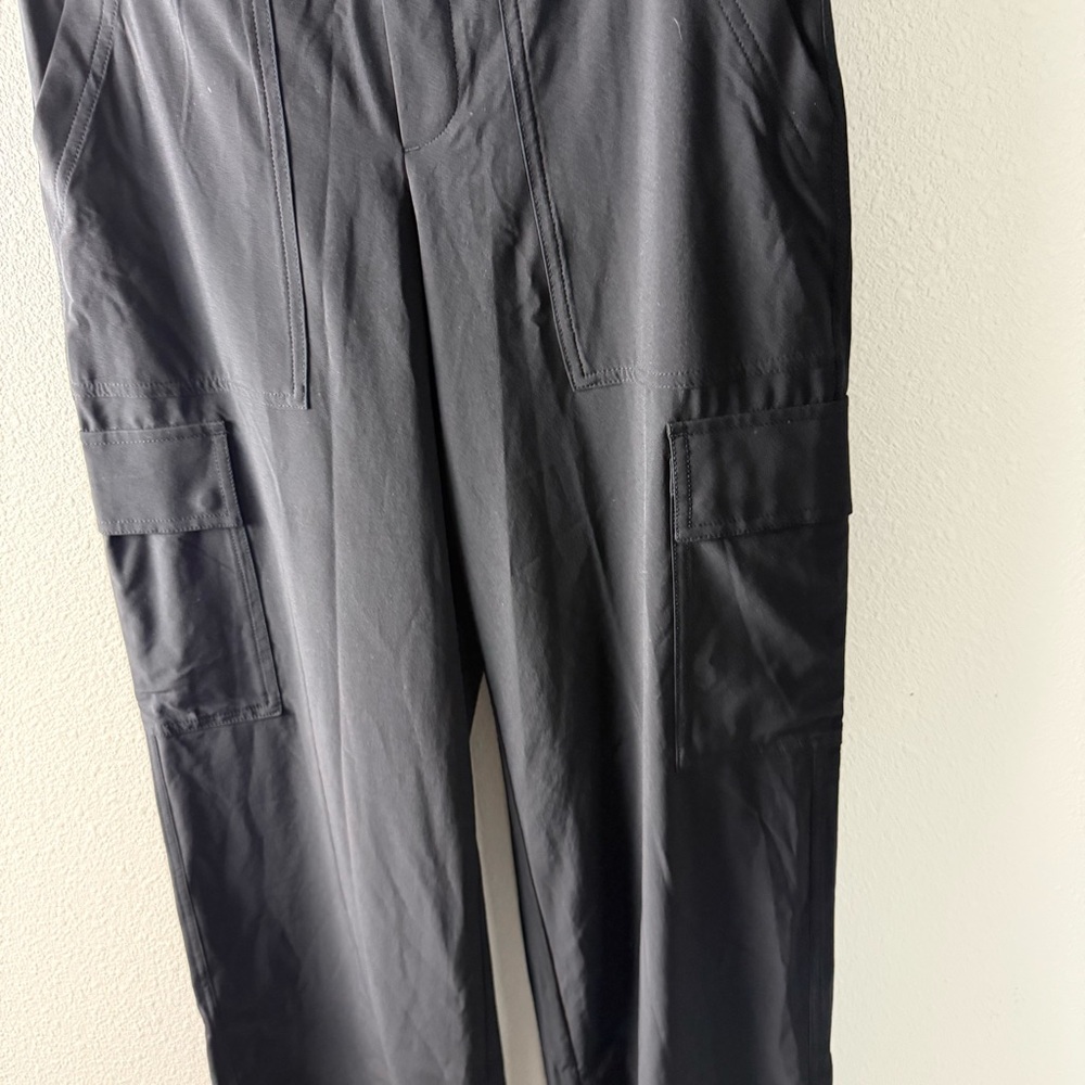 Athleta Brooklyn Heights High Rise Cargo Pant Black Casual Athleisure Women’s 2 - Picture 6 of 13